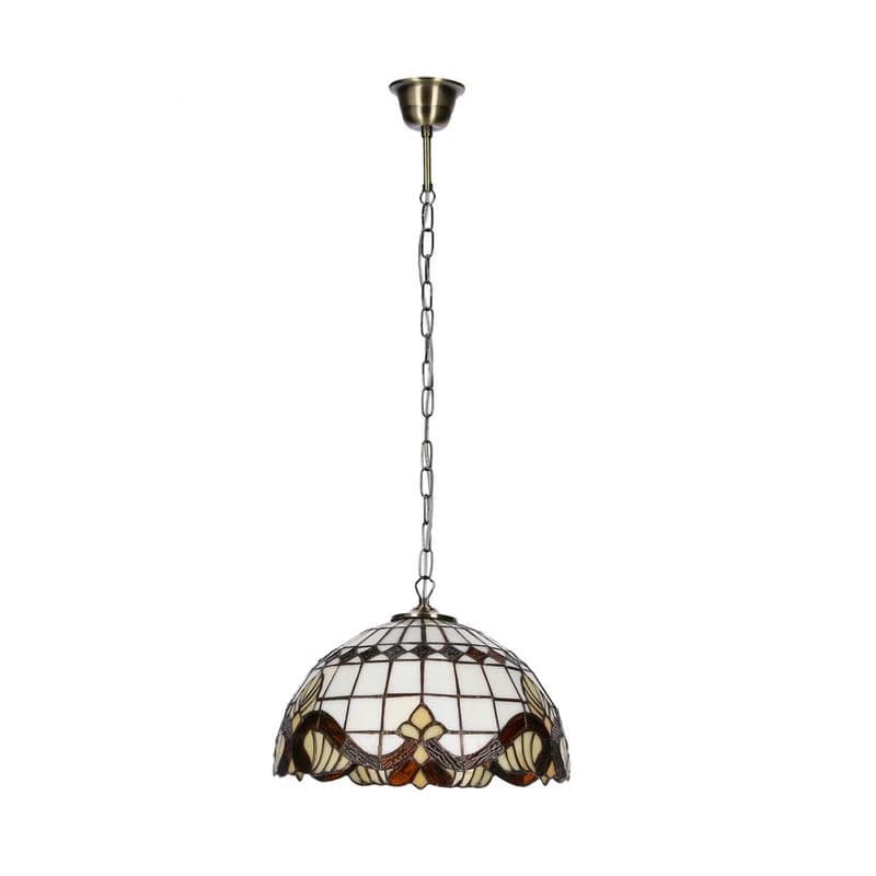 Závesná lampa Marsala 30 Patina 1X60 E27 Tienidlo z farebného skla