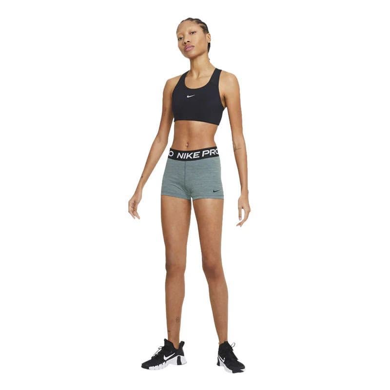 Dámske tréningové kraťasy NIKE PRO W NP 365 SHORT 3IN SMOKE GREY HTR BLACK BLACK 2
