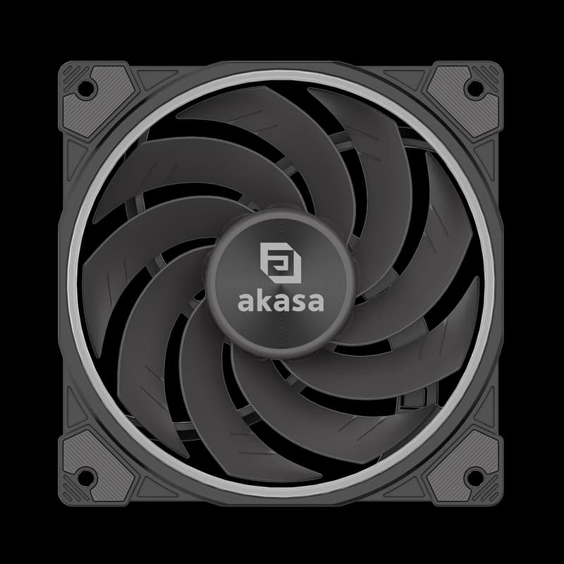 prídavný ventilátor Akasa SOHO AR12, 12 cm reverse 4