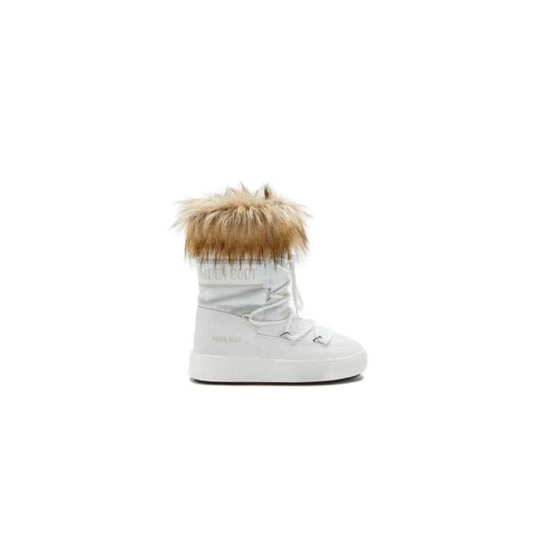 Dámske členkové zimné topánky MOON BOOT MB LTRACK MONACO LOW WP-A001 WHITE