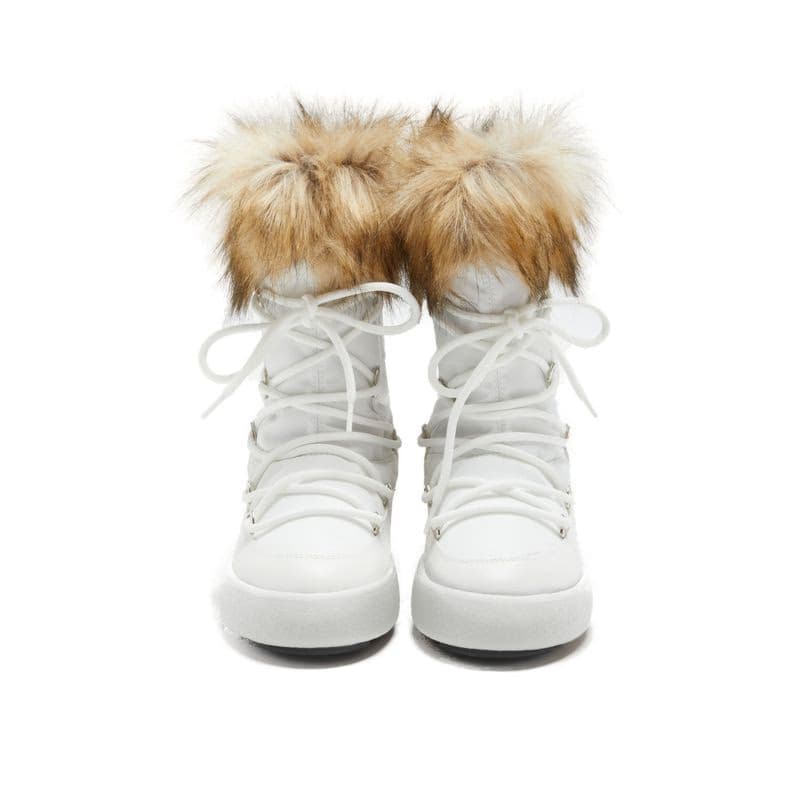 Dámske členkové zimné topánky MOON BOOT MB LTRACK MONACO LOW WP-A001 WHITE 2