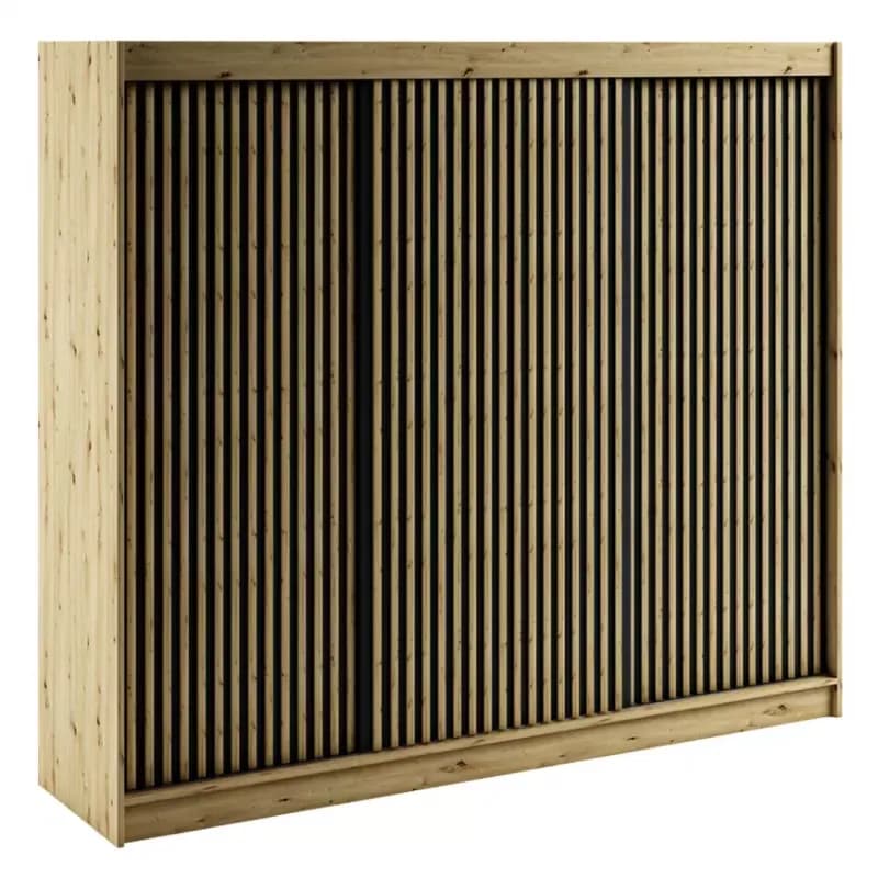 Skriňa Lamelo 1 250 Dub Artisan/čierna 1