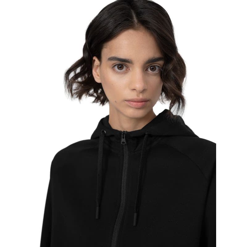 Dámska mikina so zipsom 4F SWEATSHIRT F536-20S-DEEP BLACK 3