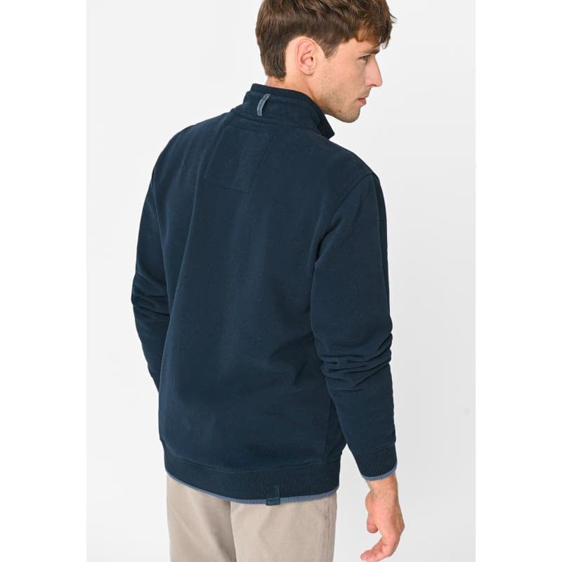 Pánska mikina so zipsom VOLCANO B-LED-600-NAVY 2