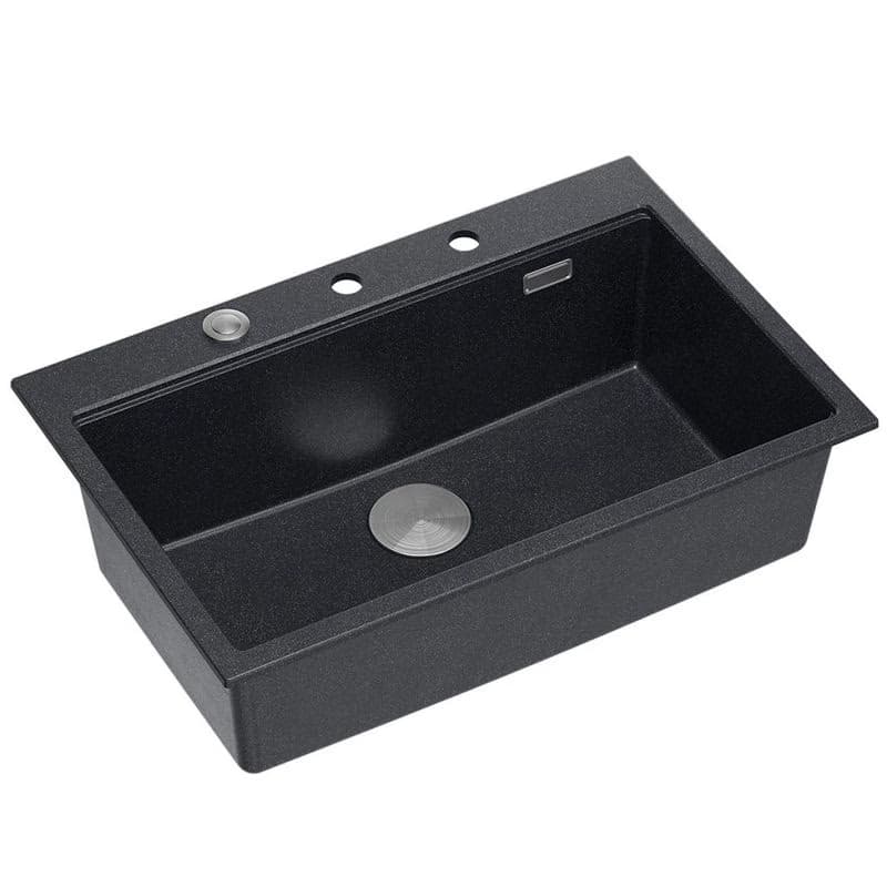Quadron Quadron - Granitový drez MARC 110 WORKSTATION Black Metallic Zlaty HQM7650U8_PVDG1 5