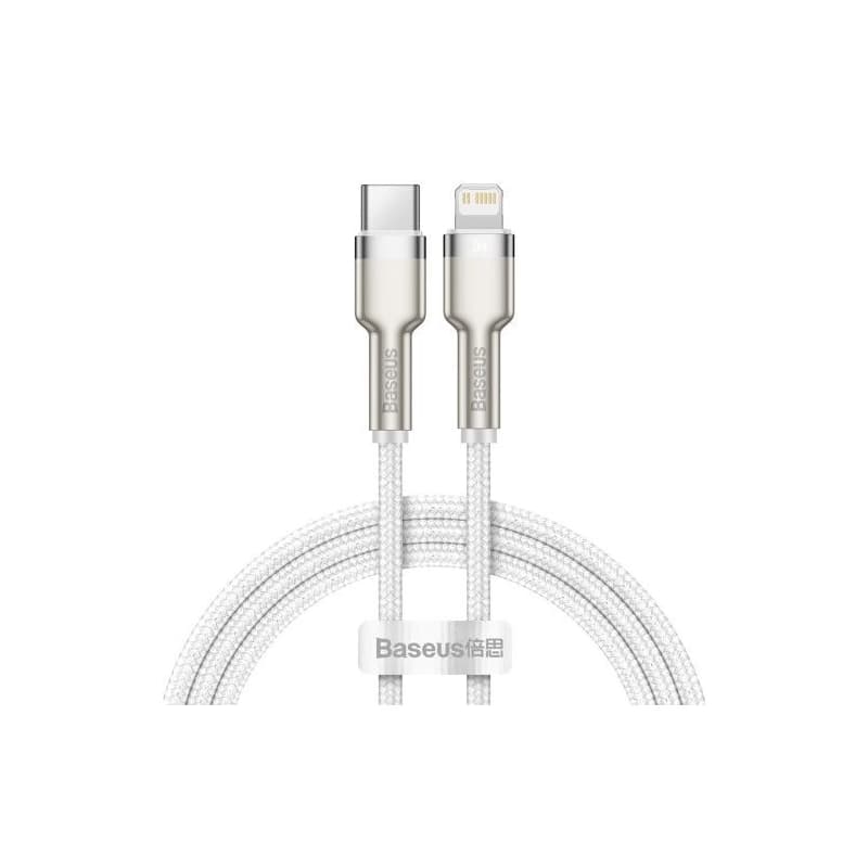 Baseus Cafule Series nabíjací / dátový kábel USB-C na Lightning PD 20W 2m, biela