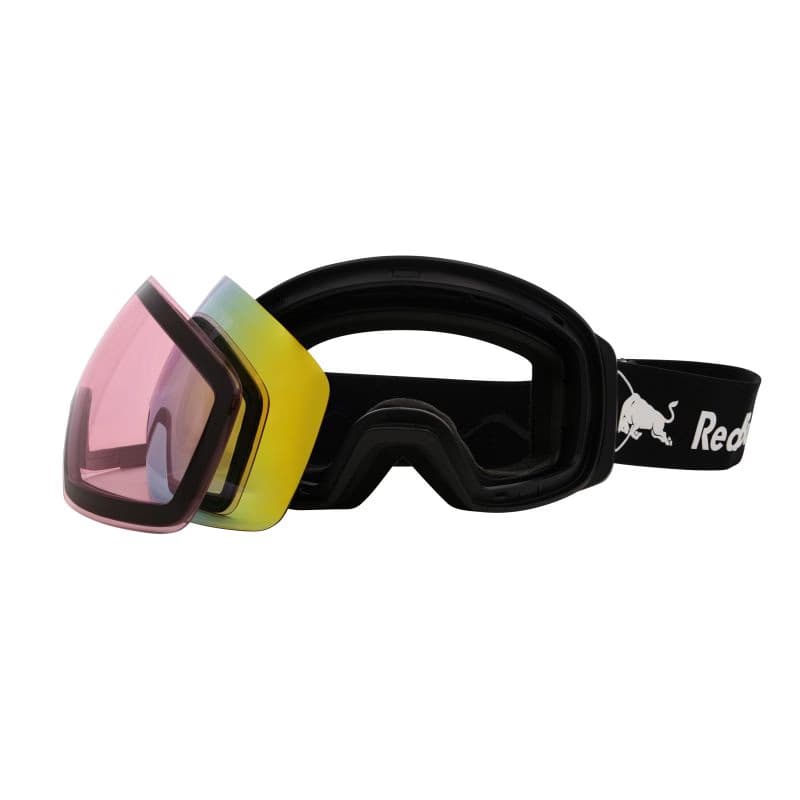 Lyžiarske okuliare RED BULL SPECT JON 03YE2, black smoke with yellow mirror 6