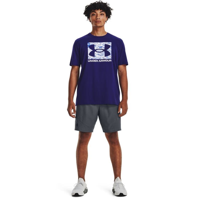 Pánske tričko s krátkym rukávom UNDER ARMOUR UA ABC CAMO BOXED LOGO SS-BLU 3