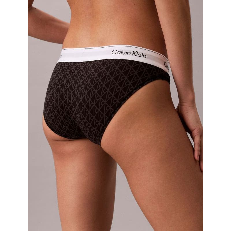Dámske nohavičky CALVIN KLEIN Bikini Briefs Icon Cotton Modal seamless emblem black ashford gray 5