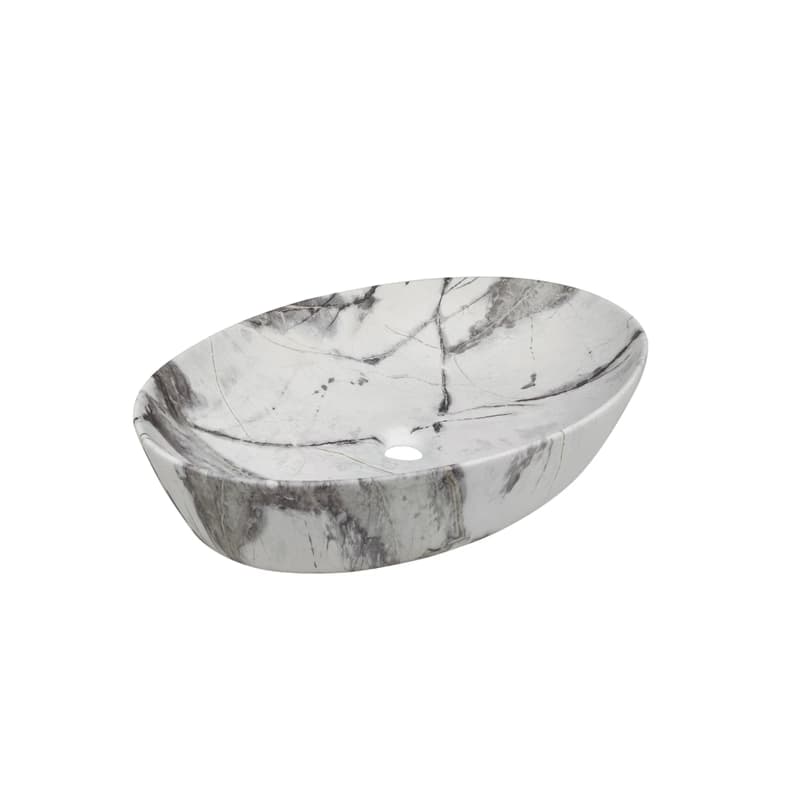 INVENA - Umývadlo na dosku KAFE TREND 61 cm mramor béžovohnedá CE-62-721-C 1