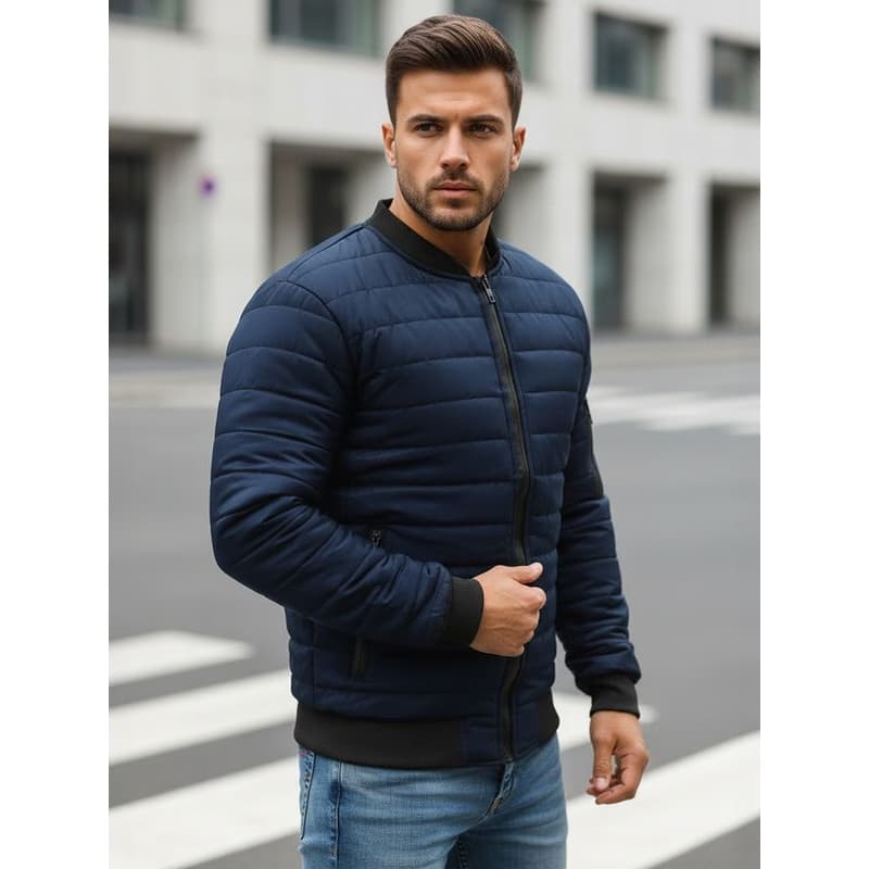 Prešívaná pánska bomber bunda (tx2205) 2