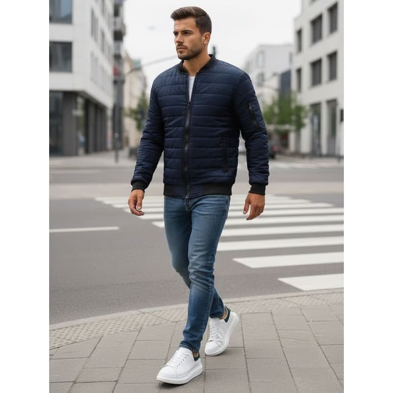 Prešívaná pánska bomber bunda (tx2205) 3
