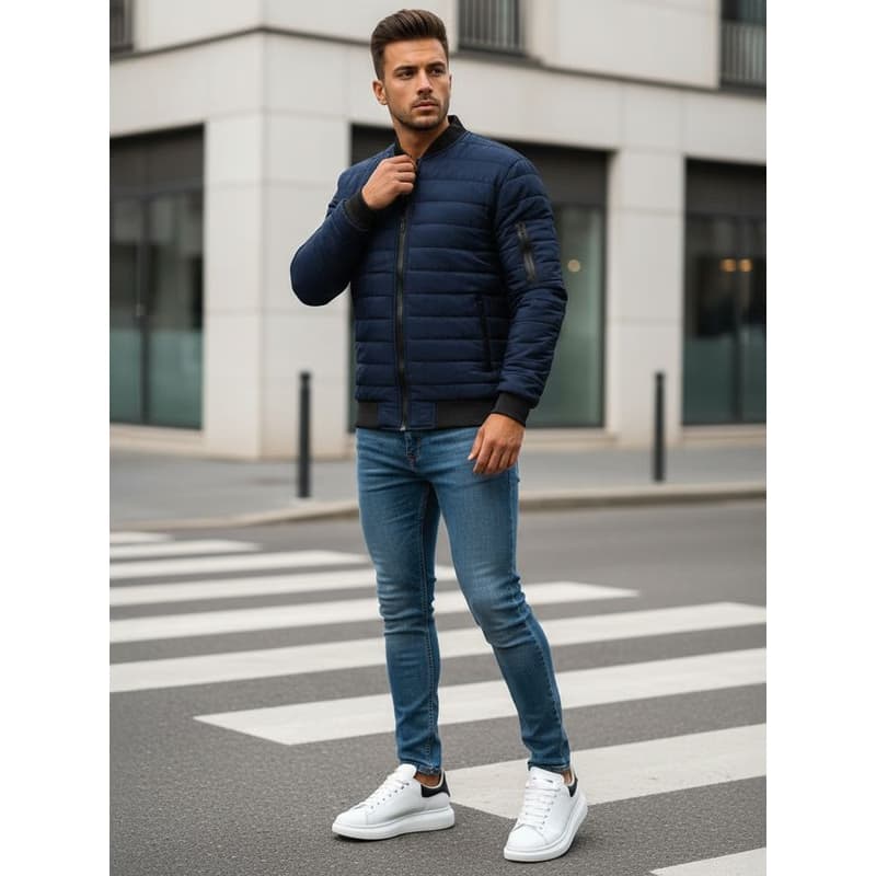 Prešívaná pánska bomber bunda (tx2205) 4