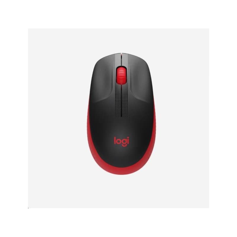 Logitech Wireless Mouse M190 Full-Size, red 1
