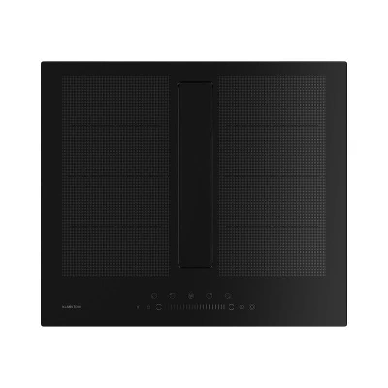 Klarstein Chef-Fusion Down Air System, indukčný sporák + DownAir digestor, 60 cm, 600 m³/h EEC A 1