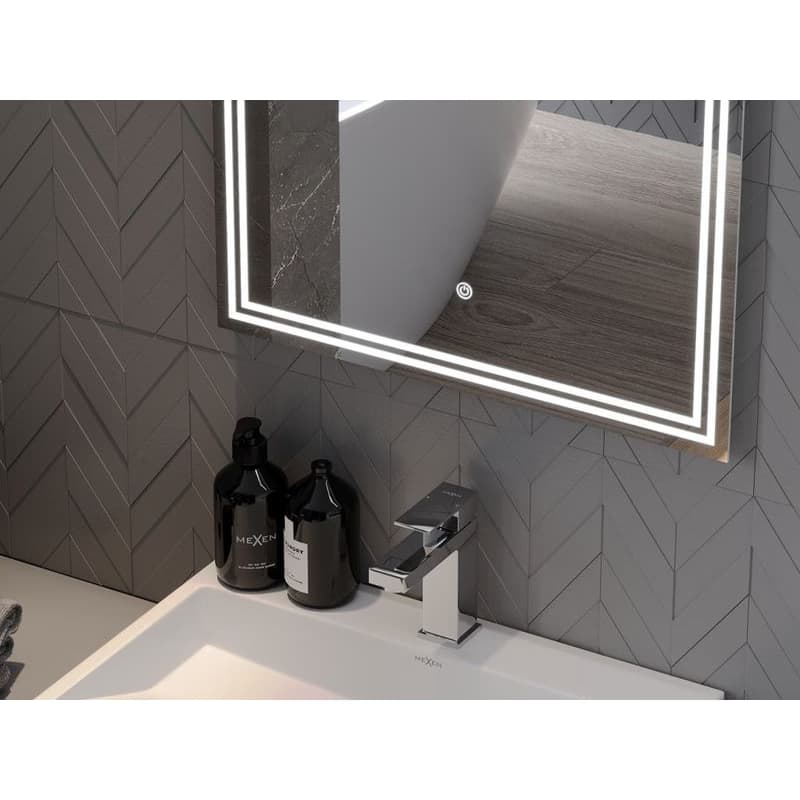 MEXEN - Taco zrkadlo s osvetlením 60 x 80, LED 6000K, 9805-060-080-611-00 5
