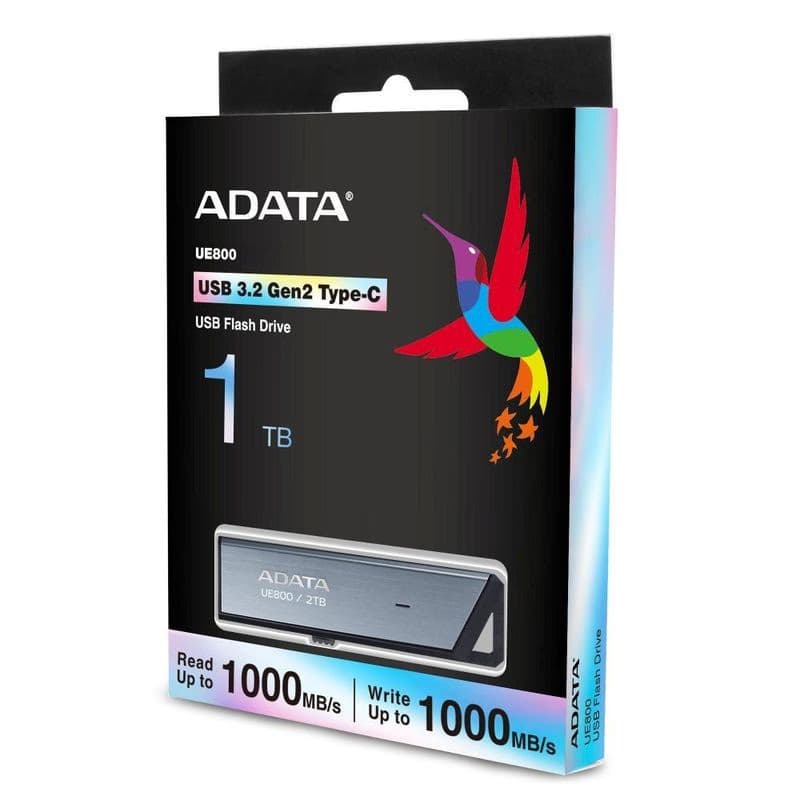 ADATA Flash Disk 1TB UE800, USB 3.2 USB-C, Elite drive, sivá 4