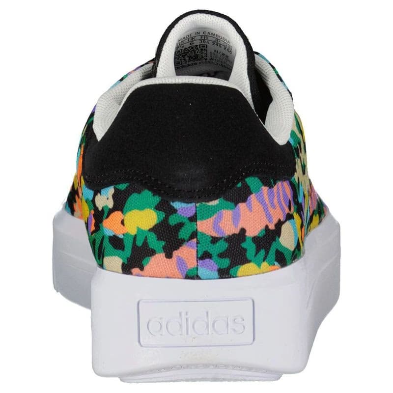 Dámska rekreačná obuv ADIDAS Court Platform CLN core black cloud white 5