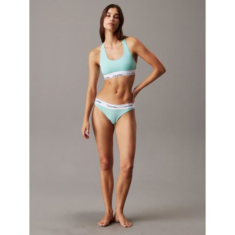 Dámska podprsenka CALVIN KLEIN UNLINED BRALETTE-Beau Blue 4