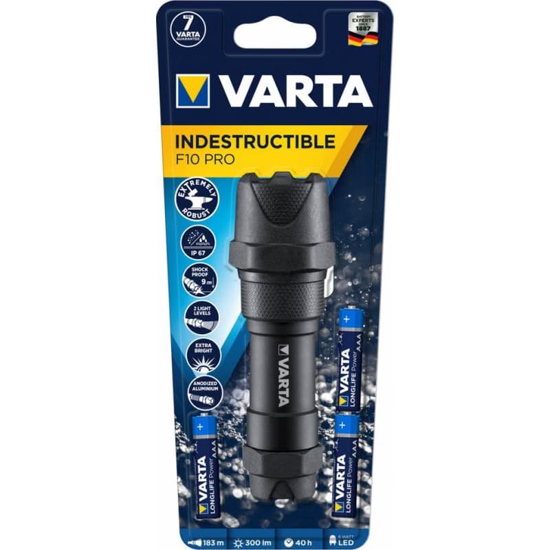 F10 PRO 3 AAA svietidlo VARTA 6