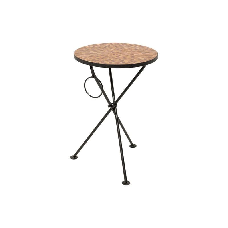 Clack Mosaic príručný stolík oranžový Ø35 cm