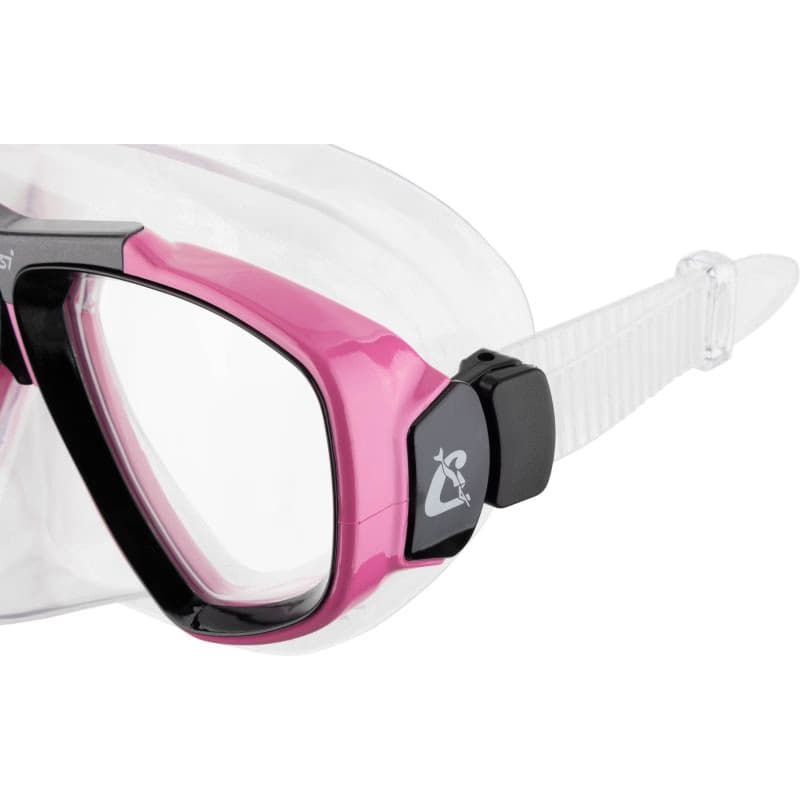 Potápačská maska CRESSI FOCUS MASK SIL CLEAR FRAME PINK 4