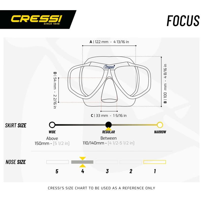 Potápačská maska CRESSI FOCUS MASK SIL CLEAR FRAME PINK 6
