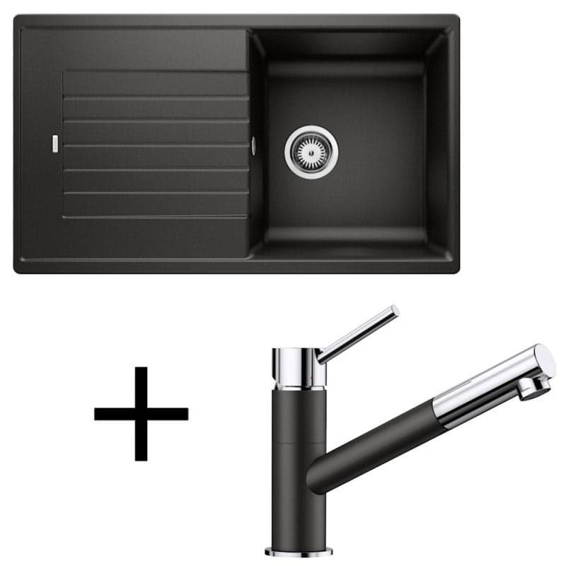 Blanco set Zia 5 S + Kano-S silgranit čierna 1