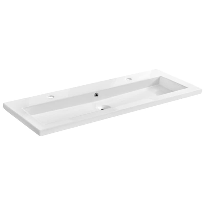 ArtCom Keramické umývadlo SPIRIT UM-8070-120 | biely lesk 120 cm