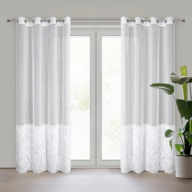 ArtFir Záclona MARGARET 6 K | biela 140 x 250 cm