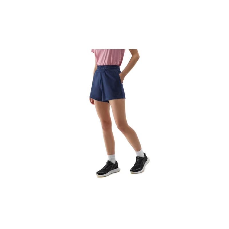 Dámske teplákové kraťasy 4F SHORTS CAS-4FWSS24TSHOF286-31S-NAVY 1