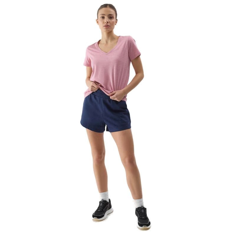 Dámske teplákové kraťasy 4F SHORTS CAS-4FWSS24TSHOF286-31S-NAVY 3