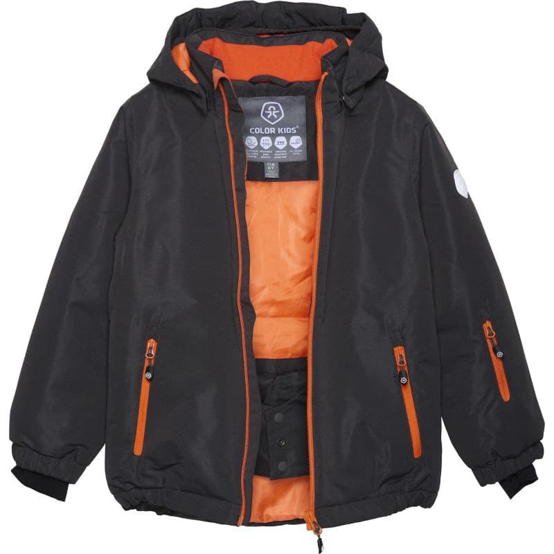 Detská lyžiarska bunda COLOR KIDS Ski Jacket - Solid, orange 2