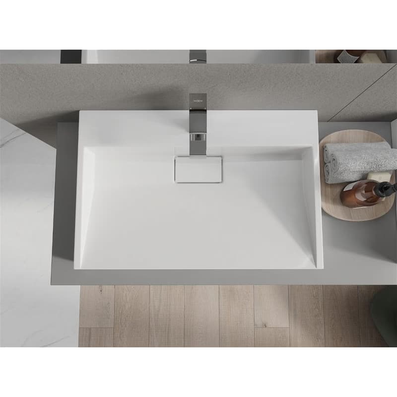 MEXEN - Ava umývadlo na dosku liaty mramor 70 x 46, biela 23017001 4
