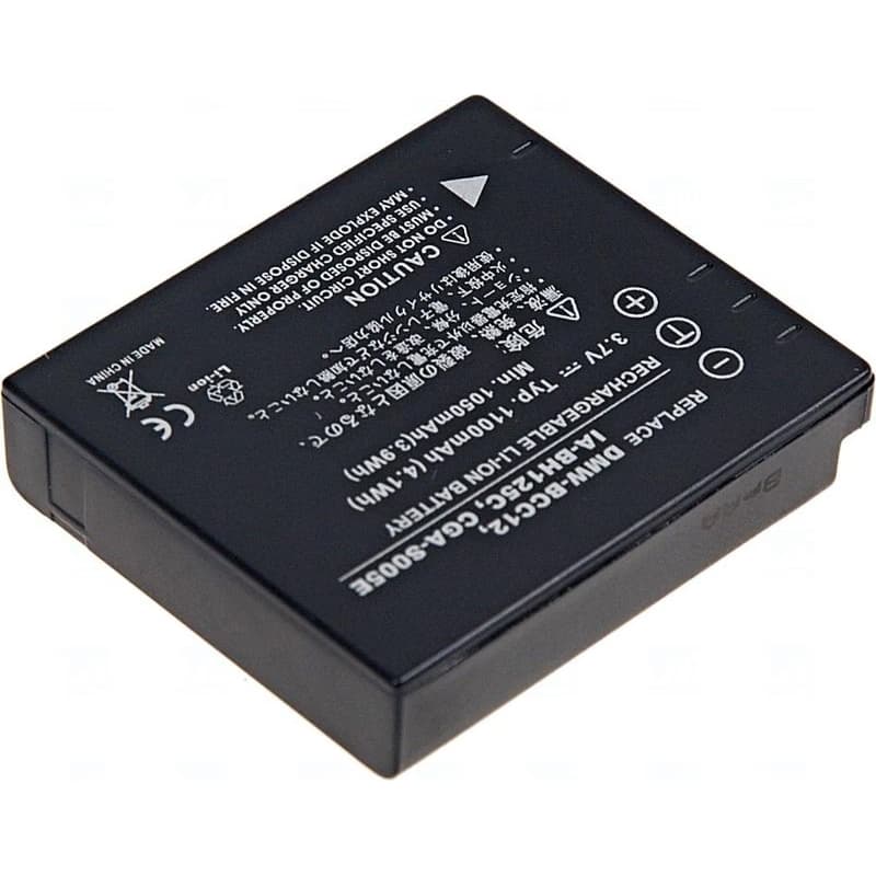 Batéria T6 power Samsung IA-BH125C, CGA-S005, D-Li106, DB-60, DB-65, DMW-BCC12, NP-70, 1100mAh 2