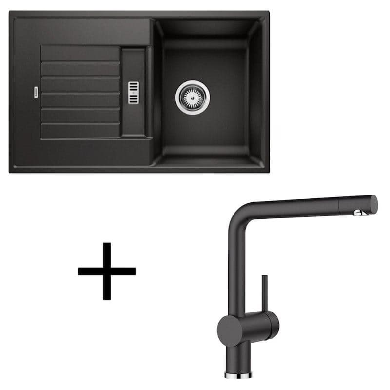 Blanco set Zia 45 S + Linus silgranit antracit 1