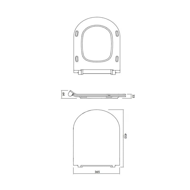CERSANIT - WC SEDENIE CITY NEW SLIM DUROPLAST SOFT CLOSE, ONE BUTTON K98-0134 2