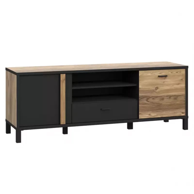 TV stolík Haruki  Alpský Smrek/čierny 1