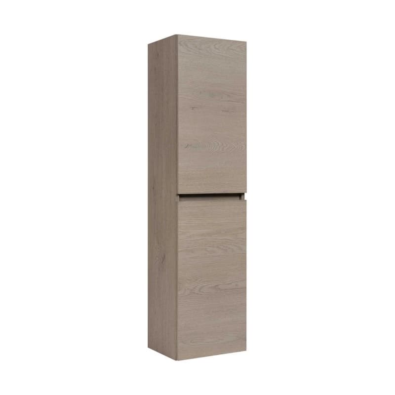 Elvisia Vysoká skrinka do kúpeľne SIMPLE dark oak