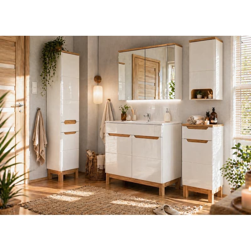 ArtCom Skrinka pod umývadlo BALI White 825 | 100 cm 2