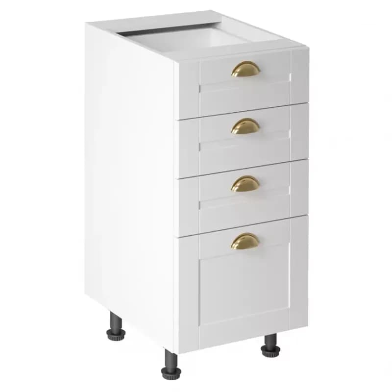 Kuchynská skrinka linea d40s4 white 1