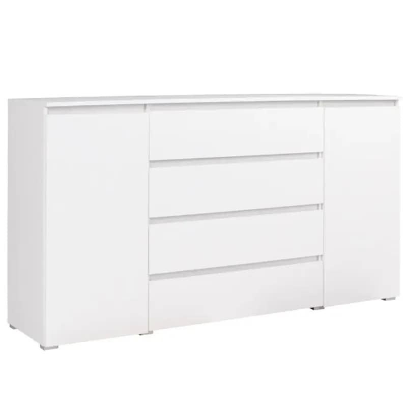 Komoda Cosmo C06 4 zásuvky biela 1