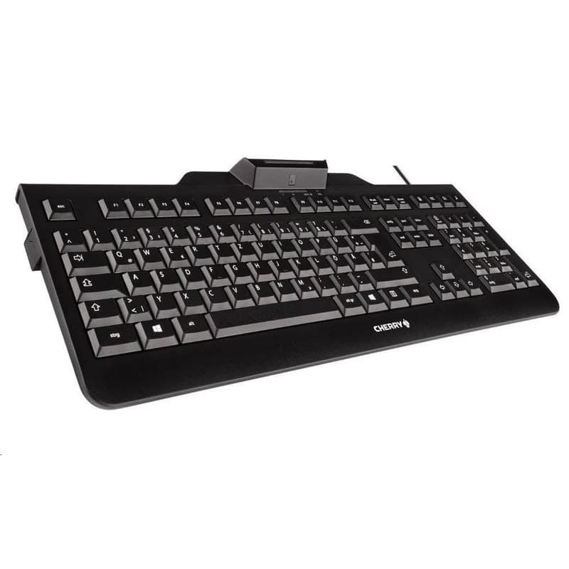 CHERRY klávesnica s čítačkou kariet KC 1000 SC/ USB/ ISO 7816 podporované karty/ čierna/ CZ layout 2