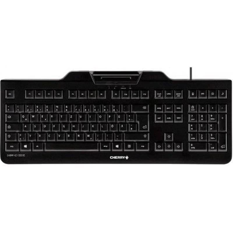 CHERRY klávesnica s čítačkou kariet KC 1000 SC/ USB/ ISO 7816 podporované karty/ čierna/ CZ layout 3