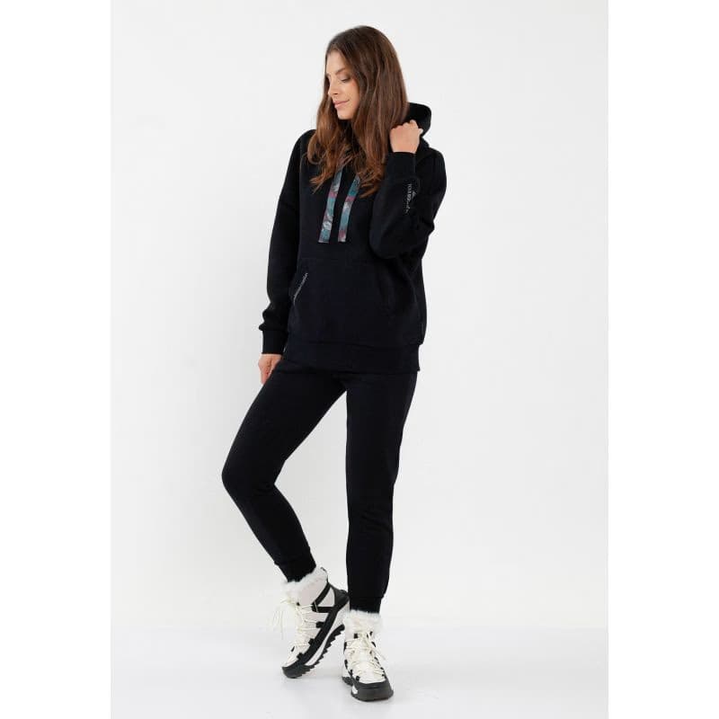 Dámska mikina s kapucňou VOLCANO B-MIKA-700-BLACK 4