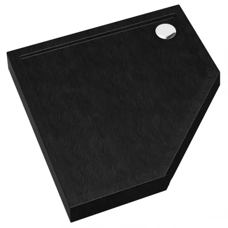 Vanička päťuhlová Black Stone 80x80x12 Espera Plus AQM4697CST 1