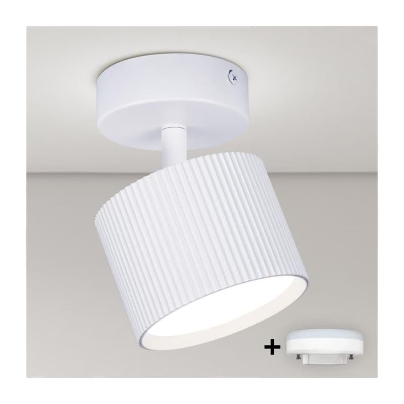 Brilagi - LED RGB stmievateľné bodové svietidlo STRIPY 1xGX53/14W/230V Wi-Fi Tuya biela BG2844+IM1490 1