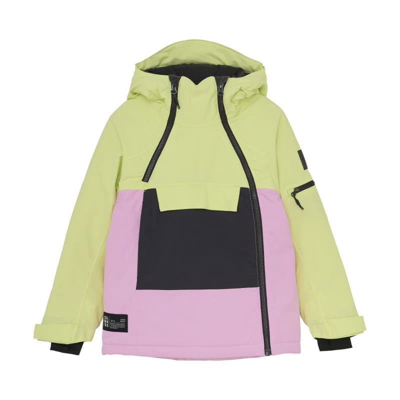 Detská lyžiarska bunda COLOR KIDS Jr. Ski Jacket-9303-Shadow Lime 2