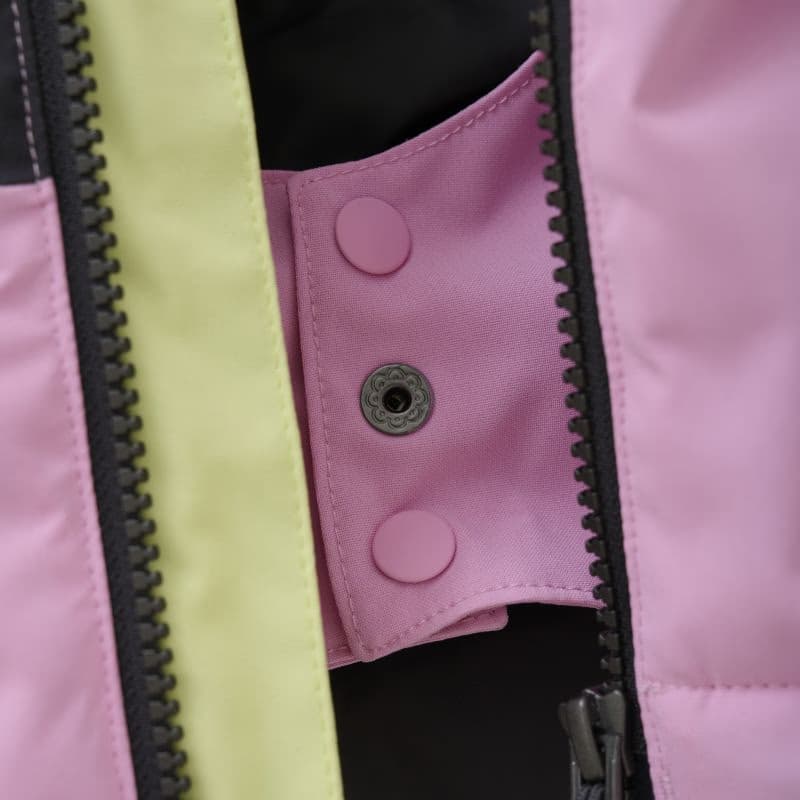 Detská lyžiarska bunda COLOR KIDS Jr. Ski Jacket-9303-Shadow Lime 3