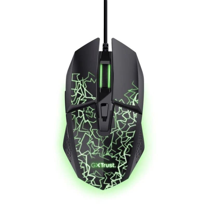 TRUST Myš GXT 113 Felox, Drôtová USB, RGB, čierna 4